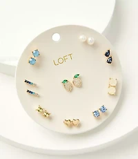 Lemon Stud Earring Set