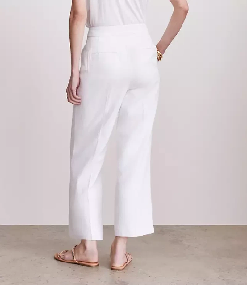 LOFT Versa Pure Spun Cropped Stovepipe Pants