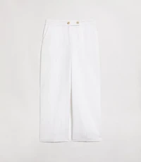 LOFT Versa Pure Spun Cropped Stovepipe Pants