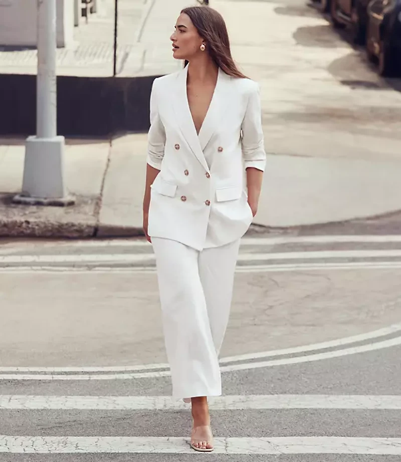 LOFT Versa Pure Spun Cropped Stovepipe Pants