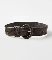 Raffia Stretch Belt