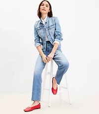 Tall Fresh Cut High Rise Straight Jeans in Light Vintage Wash