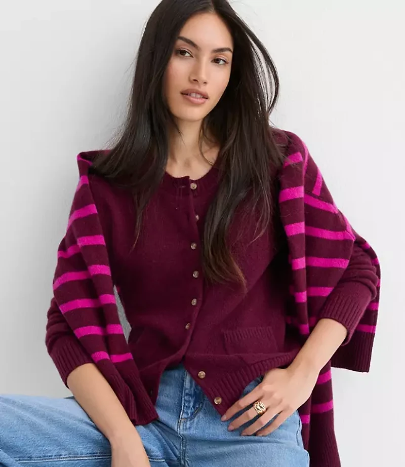 Cashmere Pocket Cardigan