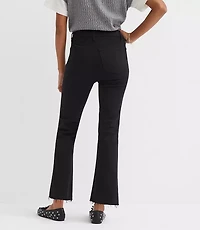 Fresh Cut High Rise Kick Crop Jeans Jet Black Wash