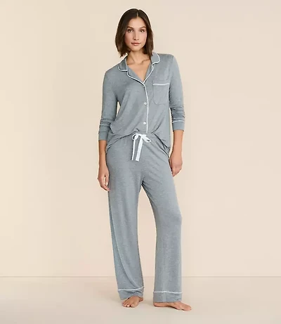 Heathered Terry Pajama Set