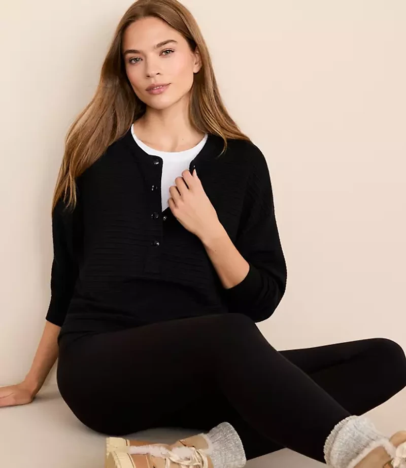 Lou & Grey Ottoman Henley Top