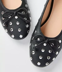 Studded Ballet Flats