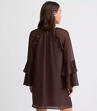 Petite Ruffle Mini Dress