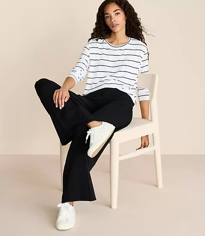 Petite Lou & Grey Striped Essential Modal Long Sleeve Tee