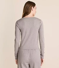 Lou & Grey Heathered Brushedsoft Tee