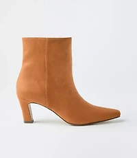 Faux Suede Elongated Booties