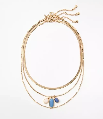Layered Cluster Necklace
