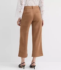 Tall Palmer Wide Leg Pants Faux Suede
