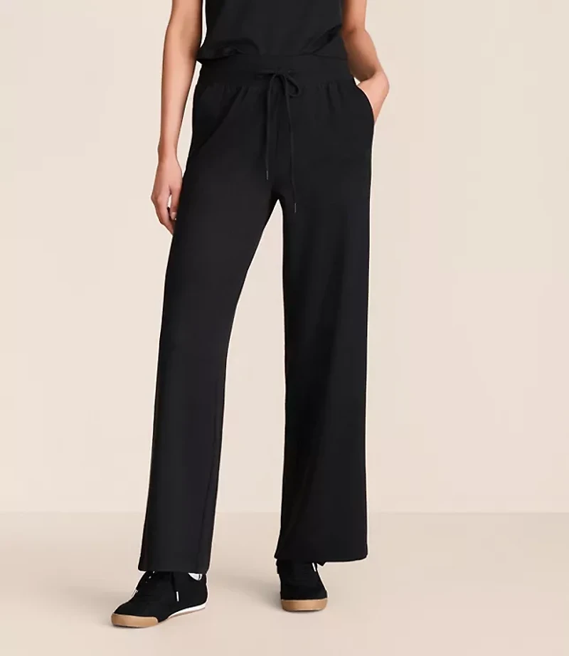 Petite Lou & Grey Brushedsoft Slim Wide Leg Pants