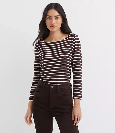 Petite Striped Harbor Tee