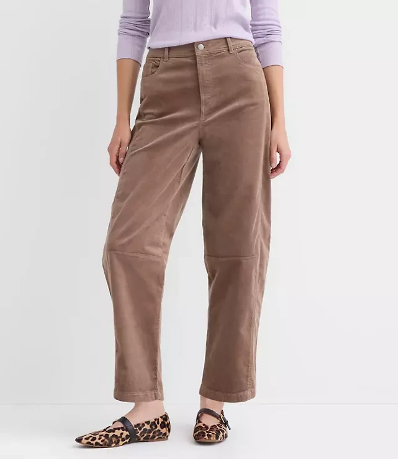 Tall Barrel Corduroy Pants