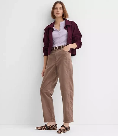 Tall Barrel Corduroy Pants