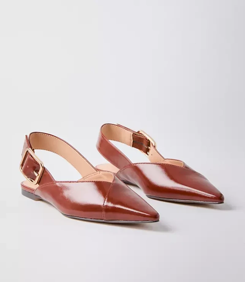 Modern Slingback Flats