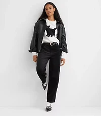 Petite Black Cat Sweater