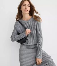 Petite Ribbed Maxi Sweater Dress Set