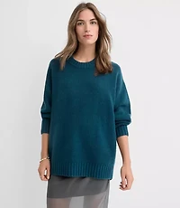 Balloon Sleeve Tunic Sweater