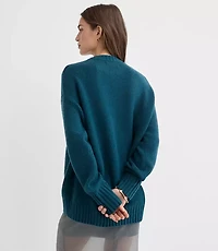 Balloon Sleeve Tunic Sweater