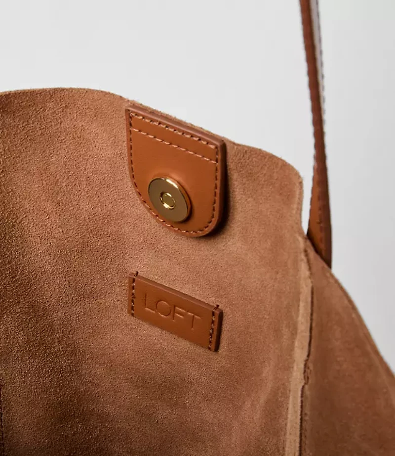 Suede & Leather Tote