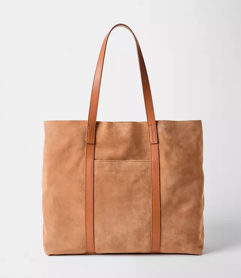 Suede & Leather Tote