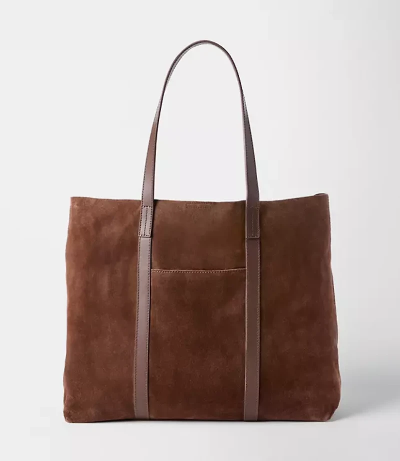 Suede & Leather Tote