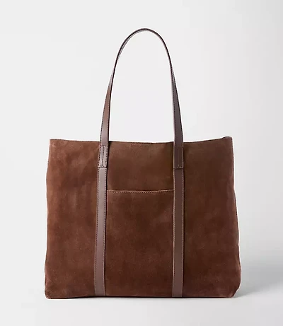 Suede & Leather Tote