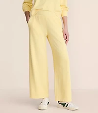 Lou & Grey Cozy Cotton Wide Leg Sweatpants