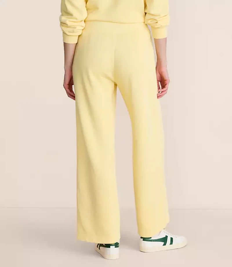 Lou & Grey Cozy Cotton Wide Leg Sweatpants