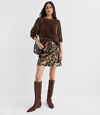 Tall Sequin Mini Skirt