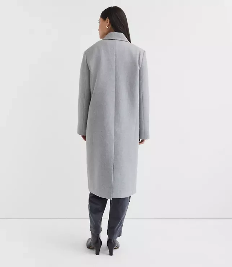 Heathered Patch Pocket Coat