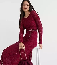 Petite Lace Maxi Dress