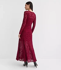 Petite Lace Maxi Dress