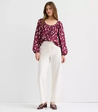 Belted Palmer Wide Leg Pants Pique