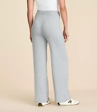 Lou & Grey Heathered Cloudstitch Wide Leg Pants