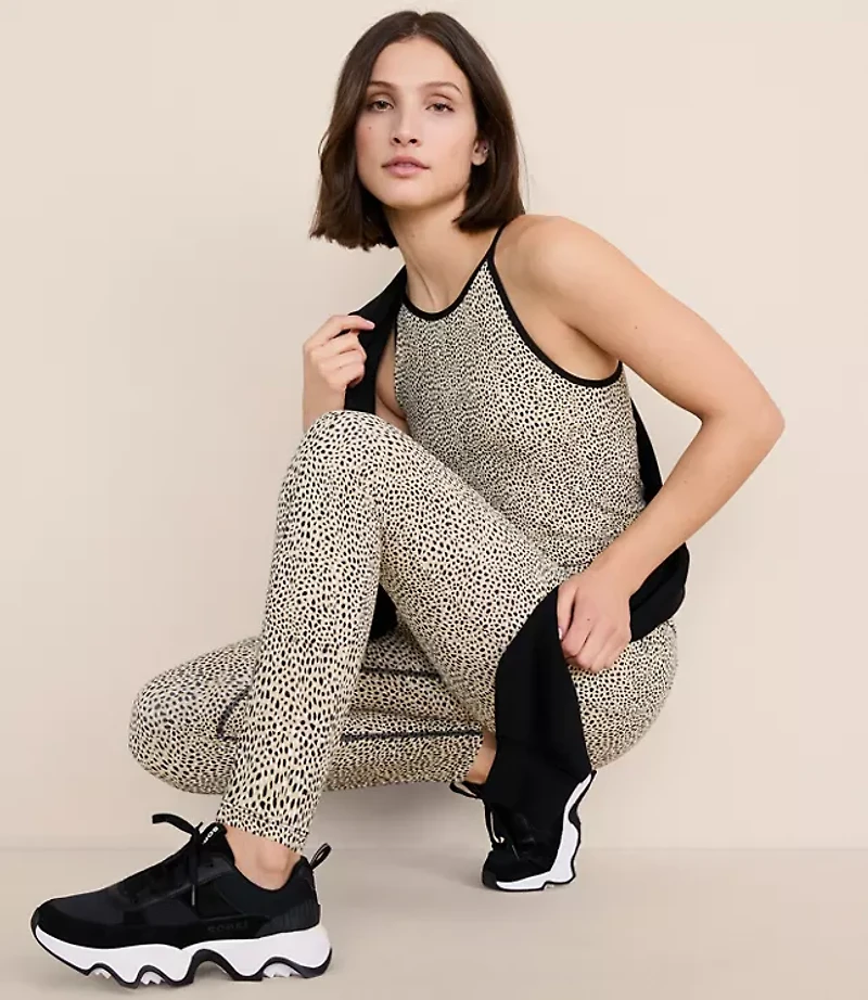 Lou & Grey Spotted Luvstretch Active Halter Top