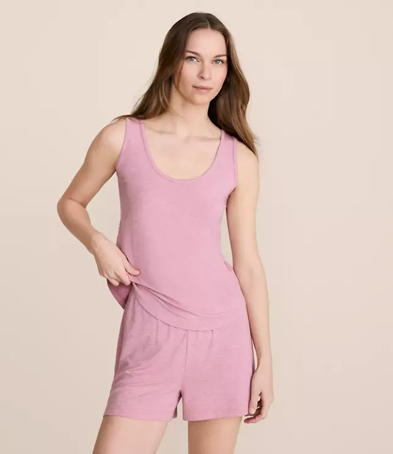 Lou & Grey Heathered Softened Modal Pajama Tank Top