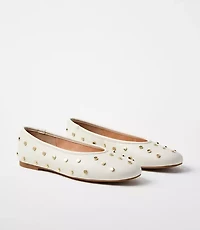 Studded Ballet Flats