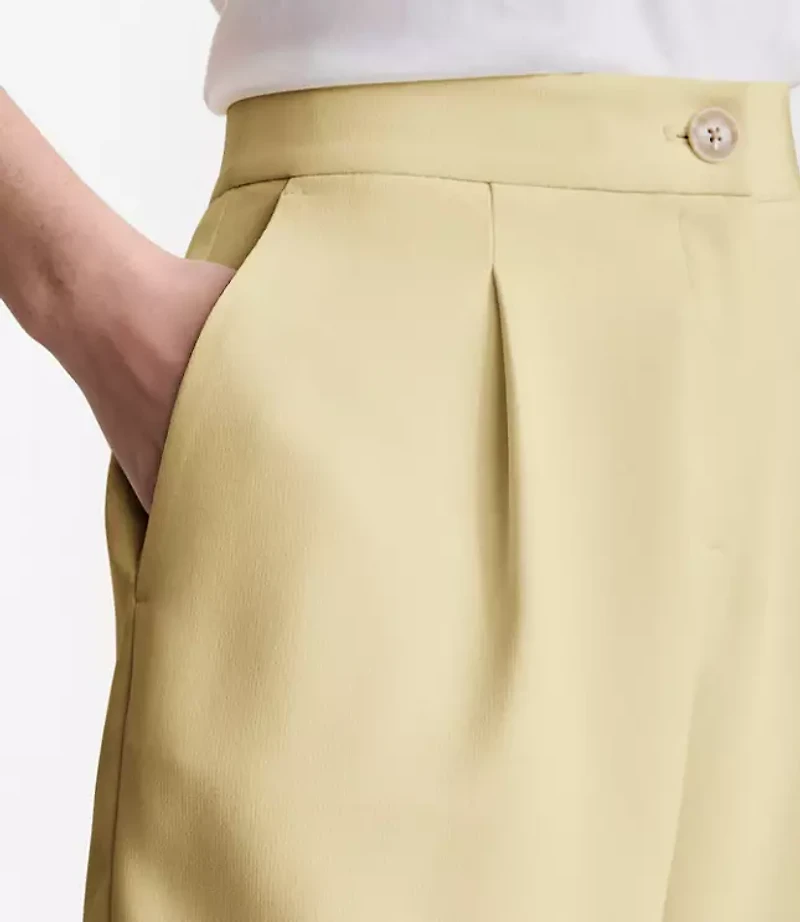 LOFT Versa Crepe Drape Shorts