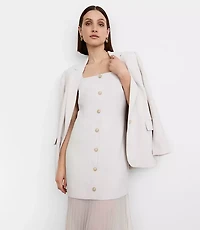 LOFT Versa Crepe Drape Mixed Media Maxi Dress