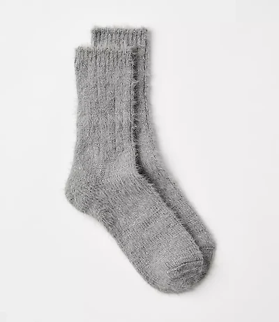 Shimmer Cozy Crew Socks