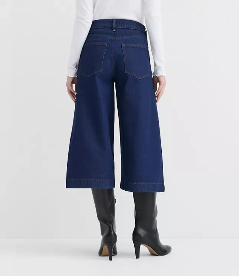 Rivete Curvy High Rise Gaucho Jeans Nova Wash