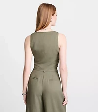 LOFT Versa Pure Spun Square Neck Crop Top