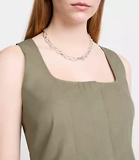 LOFT Versa Pure Spun Square Neck Crop Top