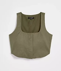 LOFT Versa Pure Spun Square Neck Crop Top