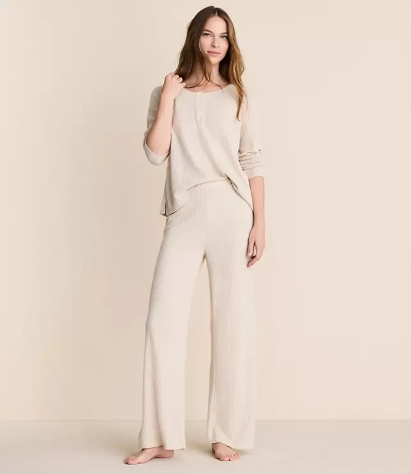 Lou & Grey Brushed Waffle Pajama Set
