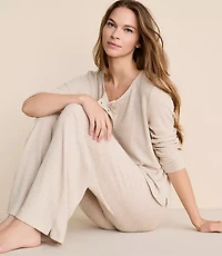 Lou & Grey Brushed Waffle Pajama Set